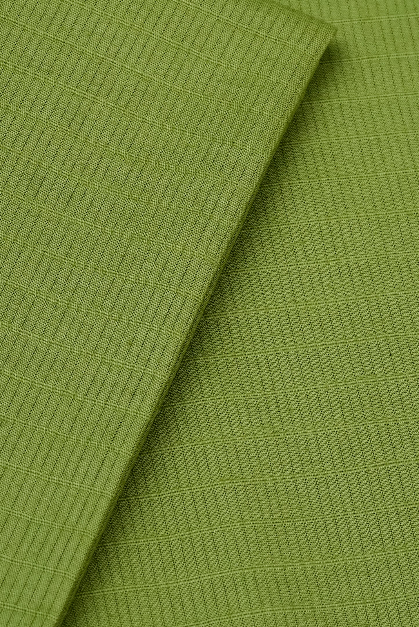 Slub Texture Unstitched Fabric – Moss Green | Western Co-ord Set Fabric