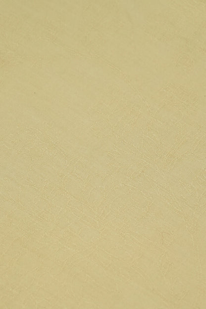 100% Cotton Jacquard Unstitched Fabric – Pale Yellow | Co-ord Set & Kurti Fabric