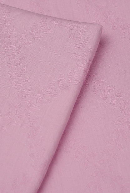 100% Cotton Jacquard Unstitched Fabric – Lilac Pink | Co-ord Set & Kurti Fabric