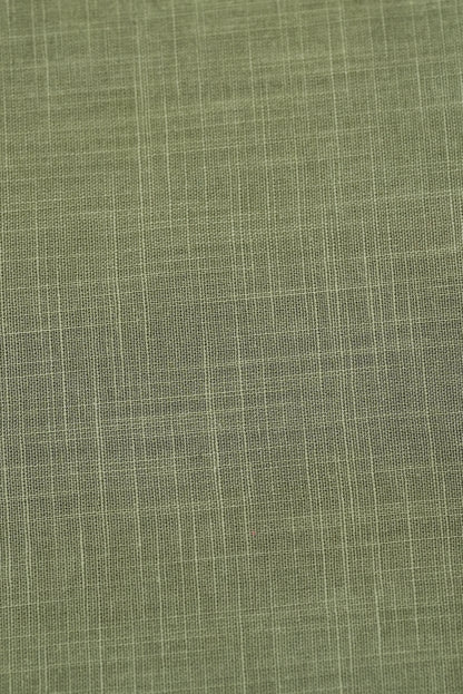 Slub Texture Unstitched Fabric – Olive Green | Western Co-ord Set Fabric