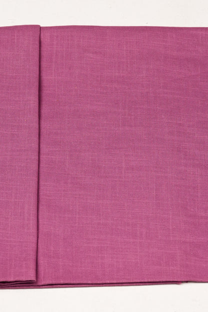 Slub Texture Unstitched Fabric – Magenta Pink | Western Co-ord Set Fabric
