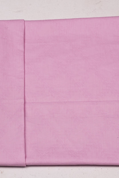 100% Cotton Jacquard Unstitched Fabric – Lilac Pink | Co-ord Set & Kurti Fabric