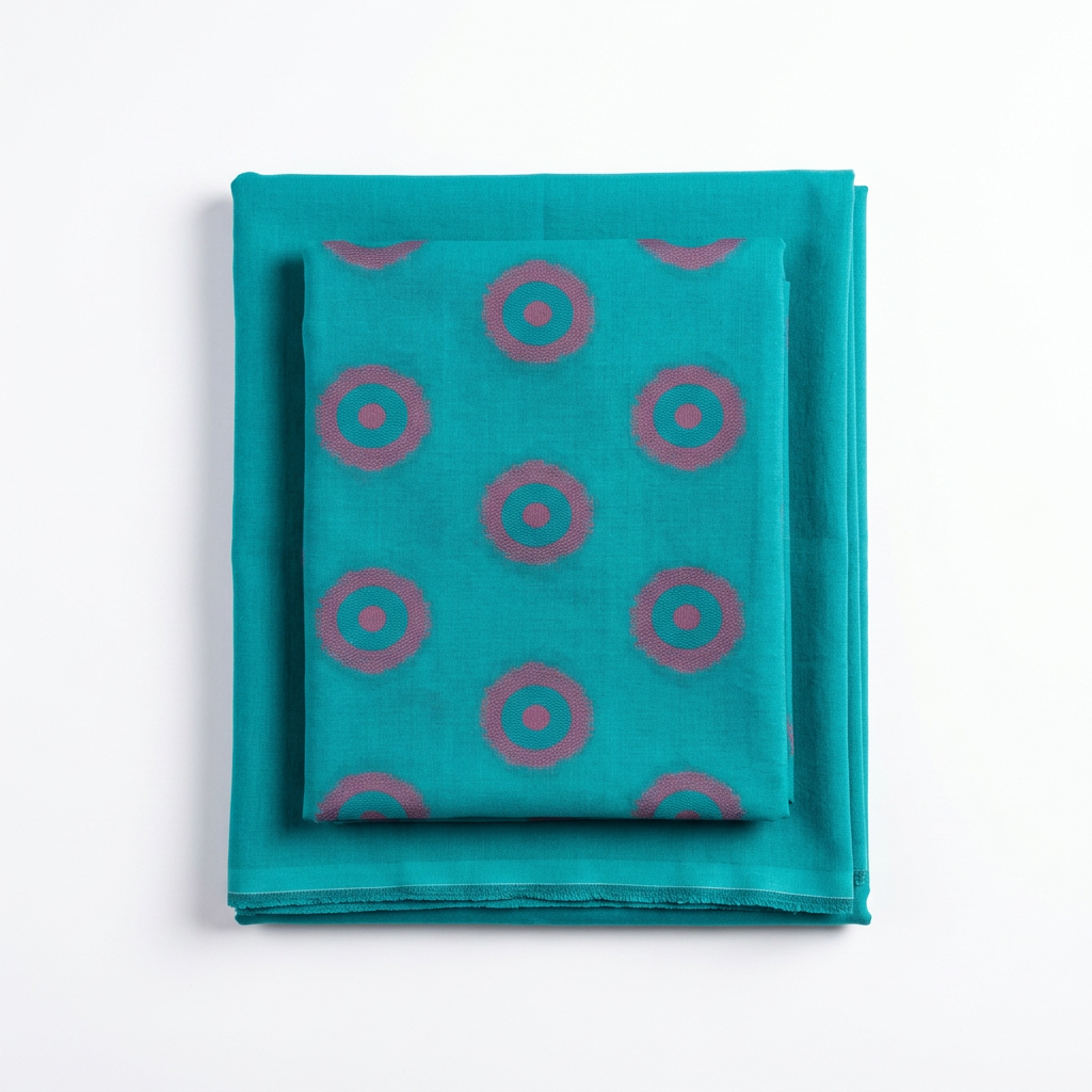 Premium Solid Dyed Sea Green Cotton Jacquard – 2-Piece Unstitched Suit