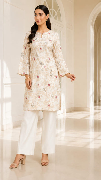 Premium Matching Cotton Jacquard – 2-Piece Unstitched Suit