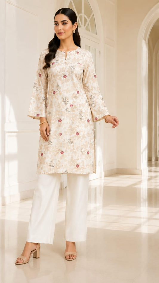 Premium Matching Cotton Jacquard – 2-Piece Unstitched Suit
